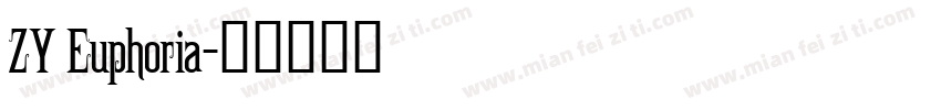 ZY Euphoria字体转换